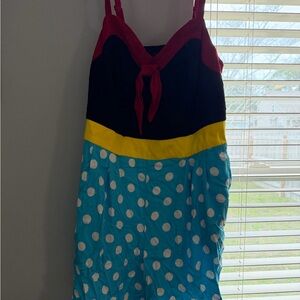 Disney by Torrid, tie front Romper NWT!